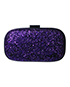 Marano Glitter Clutch, back view